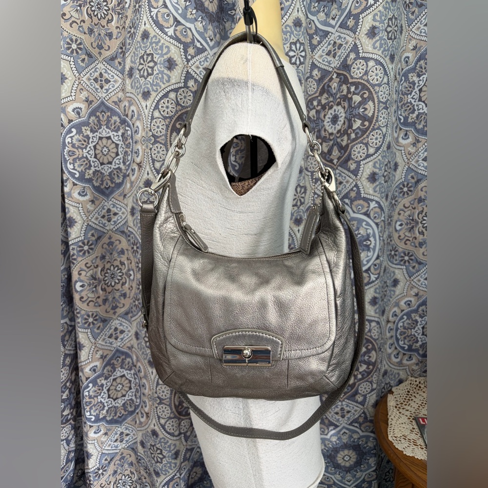 Silver Coach Kristin 2 way Bag - 19303